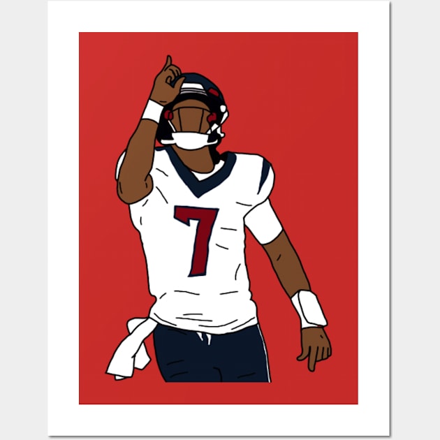 CJ Stroud Wall Art by SportsByBeau